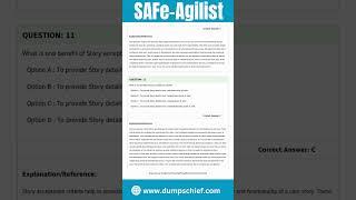 SAFe-Agilist PDF Dumps | Leading SAFe 6.0 Agilist Exam