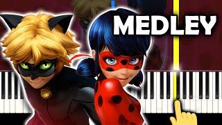 Miraculous Ladybug - Ultimate MEDLEY - Piano tutorial