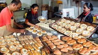 Family Bakery Makes Bun & Pastries Every Day Yummy Food බේකරියේ හදන බනිස්