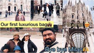 Famous & Luxury Shopping mall at MILAN️||Duomo the milano Church ️ ||SPURTHI VLOGS||