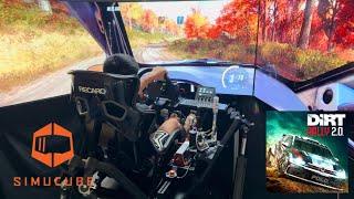 FULL MOTION Rally Simulator - Simucube 2 Ultimate - Simcoaches Hydraulic | Dirt Rally 2.0 - R5