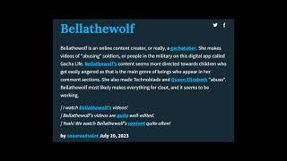 BELLA THE WOLF DISSTRACK - EUPHORIA PARODY (@bellathewolf. ) ( @Tyrecordslol )