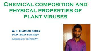 Chemical Composition & Physical Properties of Plant Viruses | MSc (Plant Pathology)