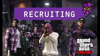 GTA 5 Temple Drive Ballas Gang is recruiting for the PS5!  (Crew Recruitment video)