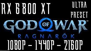 GOD OF WAR RAGNAROK PC | RX 6800 XT | 1080P | 1440P | 2160P | ULTRA PRESET | AMD FSR 3.1 NATIVE AA