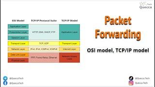 1.1. Packet Forwarding - OSI Model and TCP/IP Model explanation