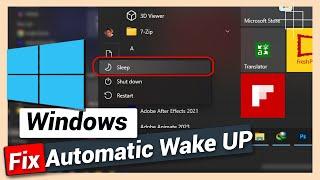 Fix Automatic Wake-Up Issues in Windows PC or Laptop from Sleep Mode