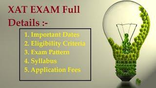 XAT Exam Full Details | XAT eligibility | XAT Syllabus | XAT Exam Date | XLRI