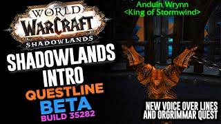 Shadowlands Intro Questline | Shadowlands Beta 35282 (Voice Over added)