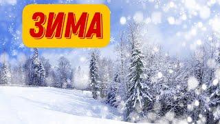  ЗИМА | Время года "ЗИМА" | Зимние месяцы. Развивающее видео для детей  | Зима видео