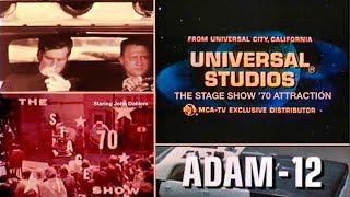 Summer 1973 UNIVERSAL STUDIOS TOUR   "STAGE SHOW '70"         ADAM-12.   HOME MOVIES