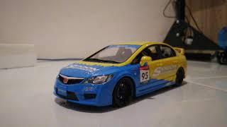 Unboxing otto mobile 1/18 spoon Racing FD2（171/400）worldwide limited 400 pcs only