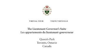 Virtual Tour of the Lieutenant Governor's Suite