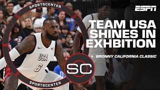 USA SHINES in showcase vs. Canada + Bronny in California Classic  | SportsCenter YT Exclusive