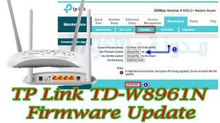TP-Link TD-W8961N Modem Firmware Update V.4 | KMS Studio