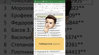 Как убрать лишнее из ячеек Excel