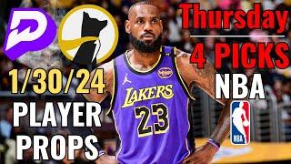 PRIZEPICKS UNDERDOG NBA THURSDAY 1/30 BEST PLAYER PROPS TODAY!!