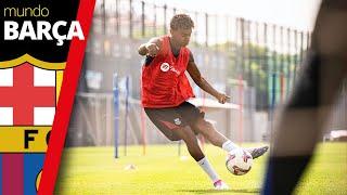 Entrenamiento del BARÇA antes del ATHLETIC CLUB | BAJAS SORPRESA: Vitor Roque y Christensen ausentes