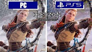 Horizon Forbidden West PS5 vs PC Graphics Comparison