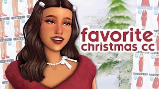 THE BEST CHRISTMAS CC | Sims 4 Create A Sim + CC list ️