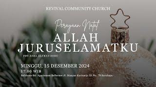 RCC SBY: 15 DES 2024 | ALLAH JURUSELAMATKU | Pdt Dr Esra Alfred Soru, S.Th, M.Pdk