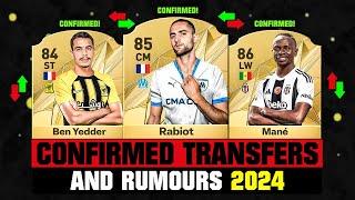 FIFA 25 | NEW CONFIRMED TRANSFERS & RUMOURS!  ft. Rabiot, Ben Yedder, Mane... etc