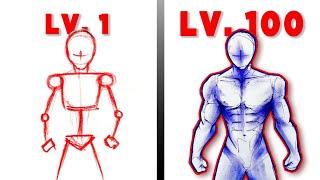 Learn DRAWING anime characters Body in just 8 min. like a PRO!