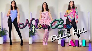 Dolls Kill Haul | Bodysuits, Dresses, Skirts | Unboxing & Try On | Styling With Black Tights