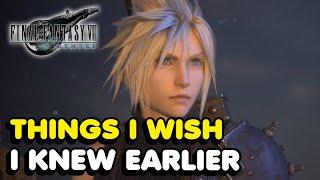 Things I Wish I Knew Earlier In Final Fantasy 7 Remake (Tips & Tricks)