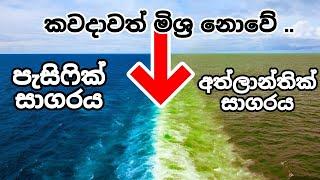 අත්ලාන්තික් හා පැසිෆික් සාගරය අතර ඇති අරුම පුදුම මායිම ||halocline between atlantic & pacific oceans