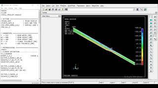 ANSYS Mechanical APDL Script Sample - Chassis Beam Analysis