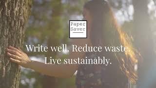 Paper Saver Reusable Notebook - How to Write Better with Less Waste for Sustainable Eco Living