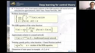 Wei Kang: Topics at the Intersection of Deep Learning and Control Theory