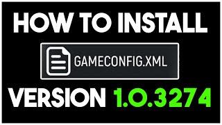 How to install Gameconfig for GTA 5 v.3274