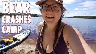 Paddleboard Camping Alone in BEAR COUNTRY || Solo Female Backcountry Adventures