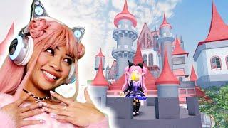 BUILDING A ROBLOX PRINCESS CASTLE! *FULL CASTLE TOUR!*