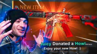 Donating a HOWL To A Random CSGO Twitch Streamer