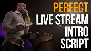 The PERFECT Live Streaming Intro Script | Live Streaming Essentials | Church At Home