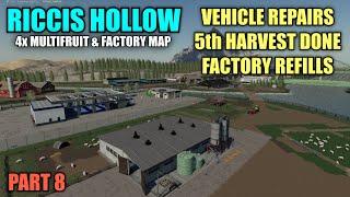 Part 8 Riccis Hollow 4x Multifruit & Factory Map Farming Simulator 19