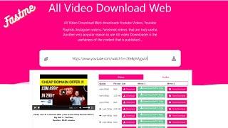 Latest Video downloader script | All in one video Downloader Script | Source Code Download, 2022