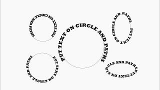 Inkscape - text in or on a circle