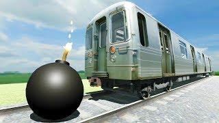 Speeding Train Gets Bombed - Disassembly 3D New Update Gameplay