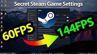 Steam FPS Boost And Reduce INPUT LAG  - Low End PC  in 2023*