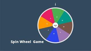 Spin Wheel using CSS and JavaScript | lucky Spinning wheel Game. | Amin Coding.