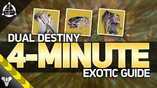 DUAL DESTINY GUIDE // 4-Minute Exotic Class Item Walkthrough #destiny2 #walkthrough