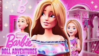 Les Aventures des Poupées Barbie | La visite de la Maison de Rêve et du Dressing de Barbie ! | Ép. 2