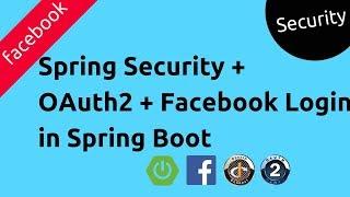 Spring Security OAuth2 using Facebook in Spring Boot | Security Primer | Tech Primers