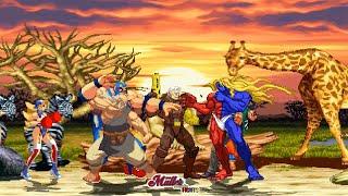  Epic Clash! GOUKEN & RAIDEN  GILL & SHEN | CAPCOM VS SNK EVOLUTION KORE  #MUGEN #Gaming