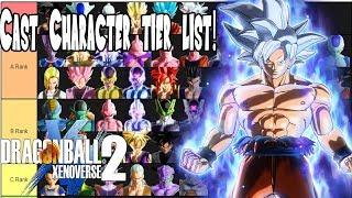 Xenoverse 2 Cast Character Tier List! Where Is Your Main Ranked? (Part 1)