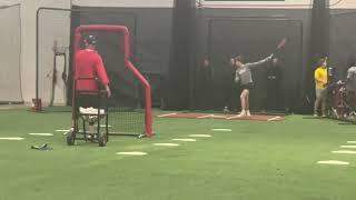 2022 Ariston Veasey (GA 24’) batting practice at Minnesota Twins pre-draft workout by Brandon Veasey